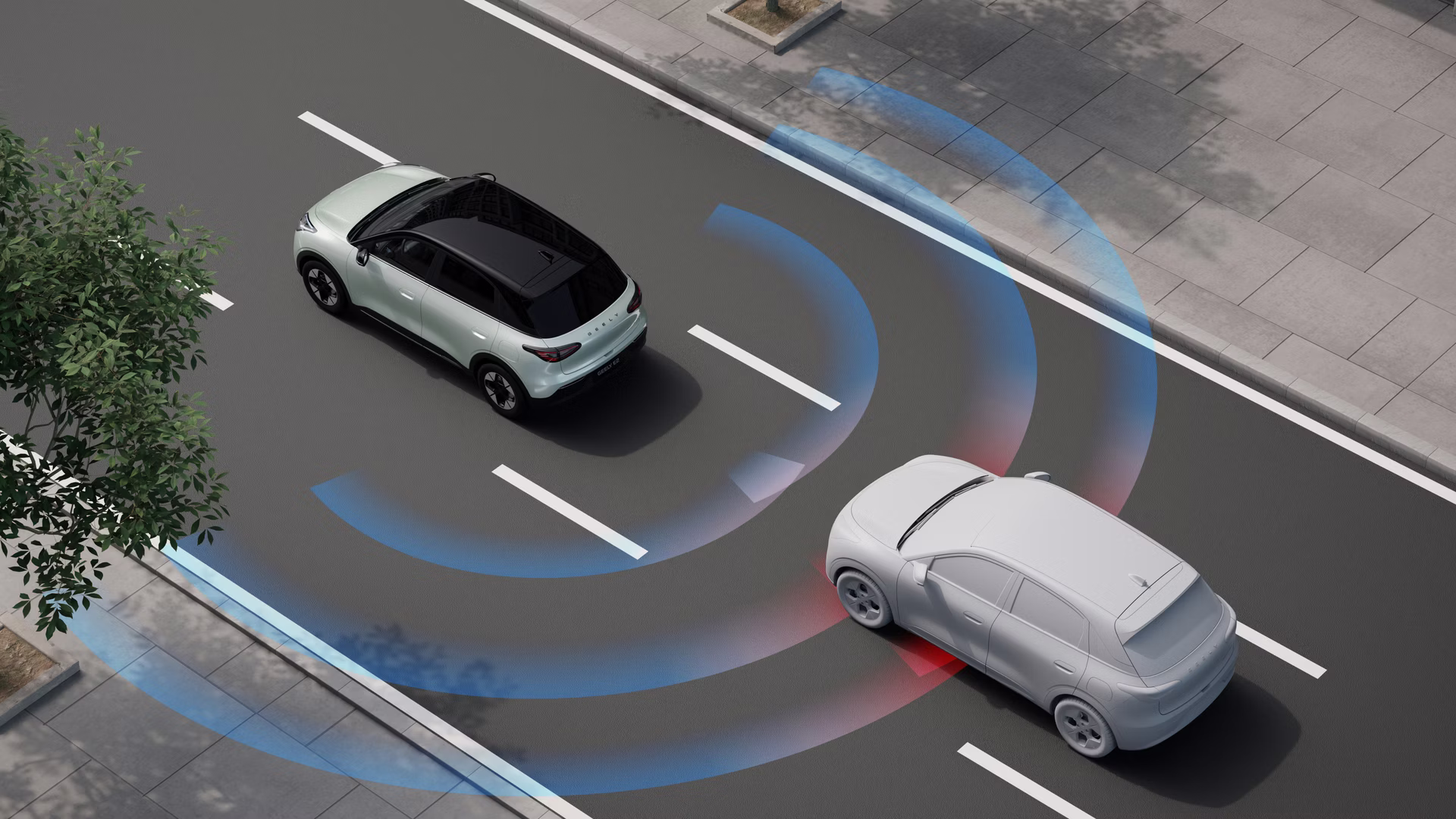 Blind Spot DetectionNotifies you of vehicles travelling in your blind spots. It supports safer decision-making when changing lanes on busy roads.