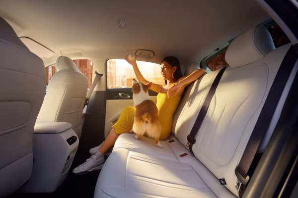 Generous passenger space ensures comfort for everyone, with ample legroom, supportive seating, and a cabin designed to feel light.