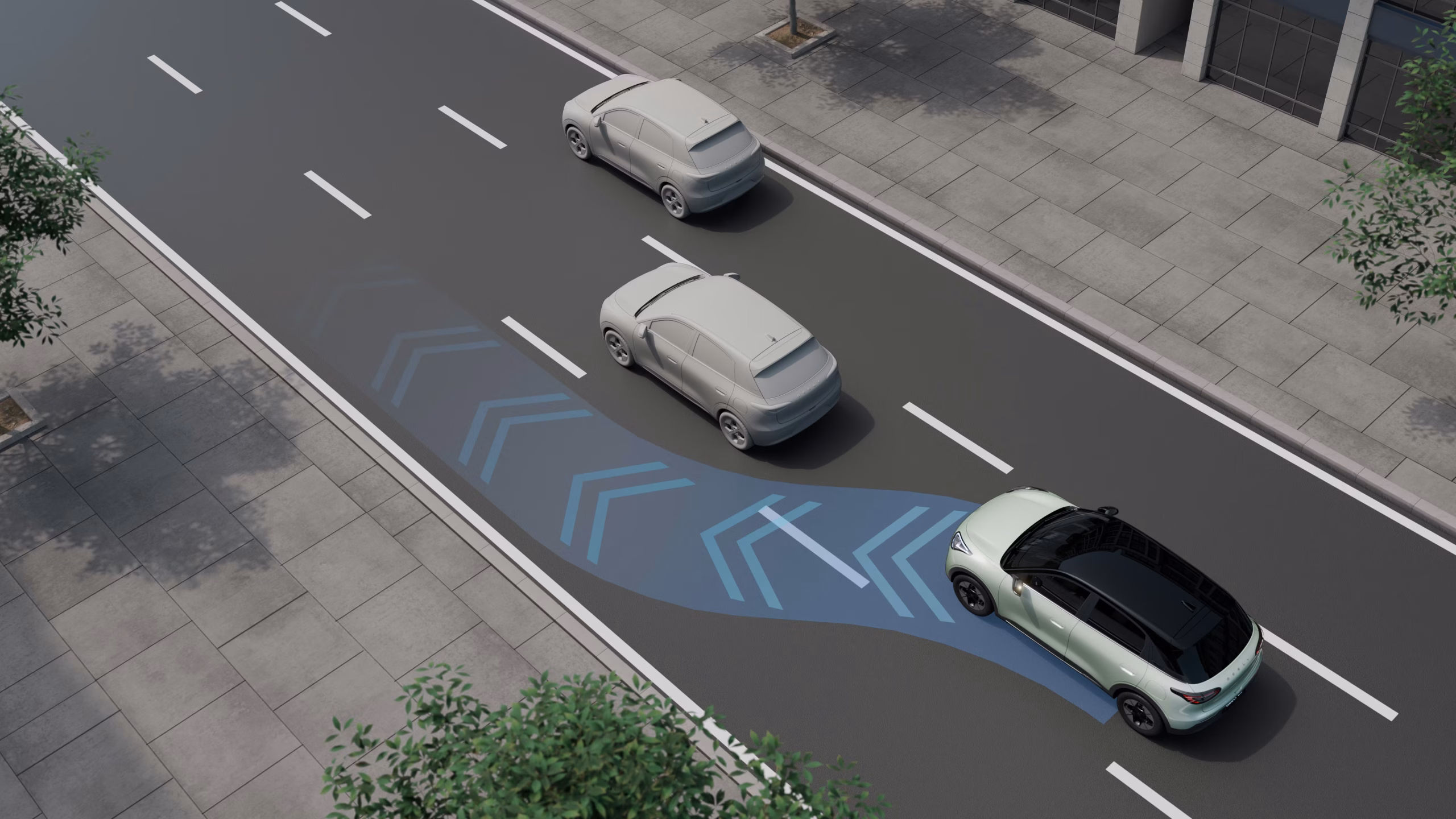 Lane Changing & Keeping AssistMonitors surrounding traffic when you change lanes and provides alerts if vehicles are approaching. It also offers gentle steering support to help keep the vehicle centred within its lane.